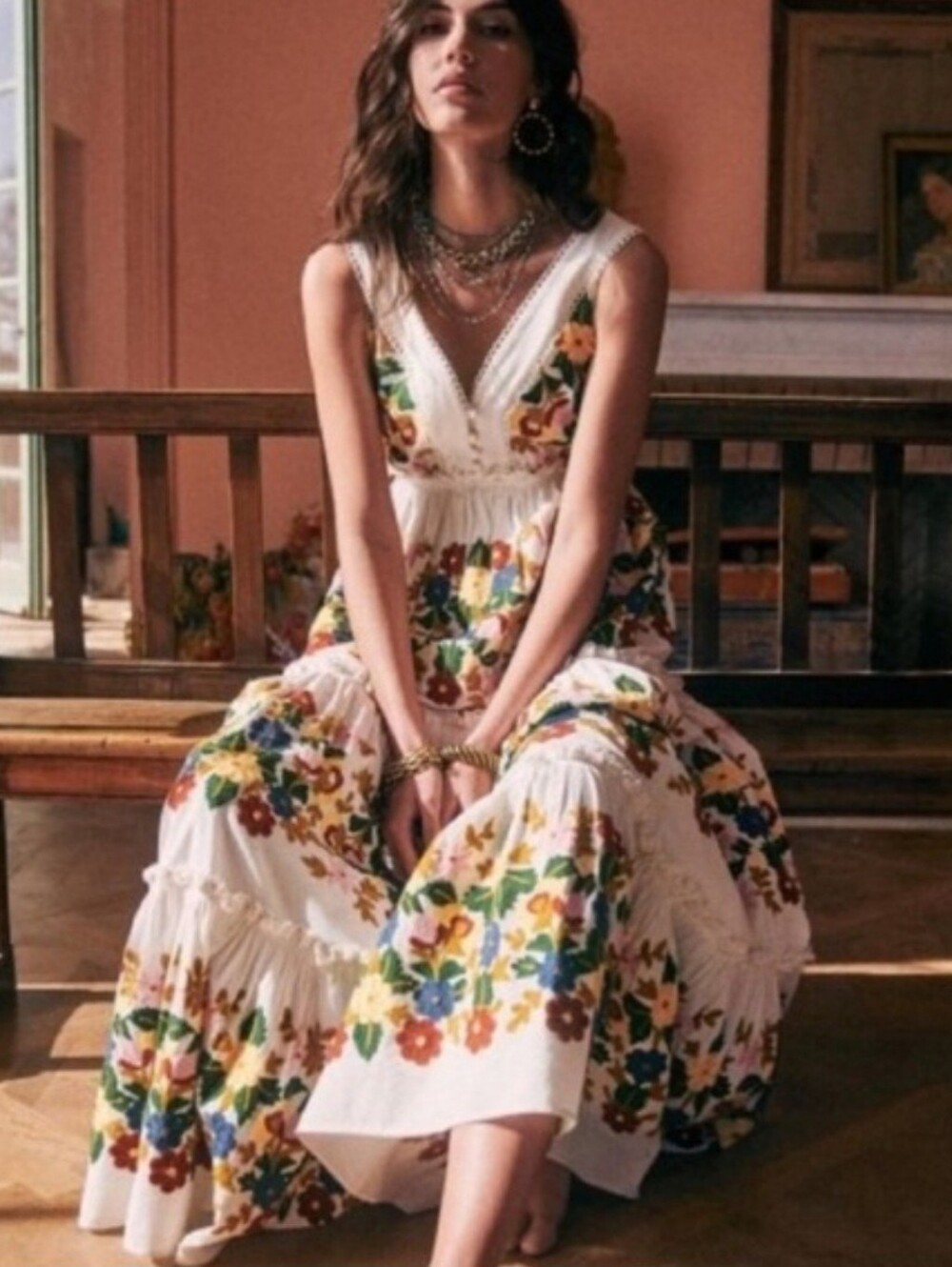 RARE Sezane Reetika dress, size 34